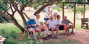 Benches sponsored by the local community 1995